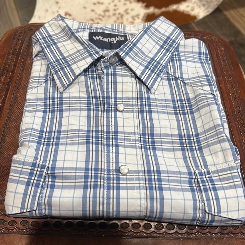 Wrangler Long Sleeve Pearl Snap XL Tall